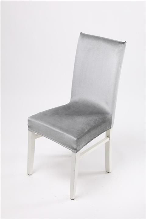 GUZGUN Gri Ipek Kadife Sandalye Kılıfı Yıkanabilir A Kalite Yeni Moda