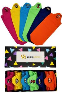 Socks Stores Nakışlı Patik Çorap 6'lı