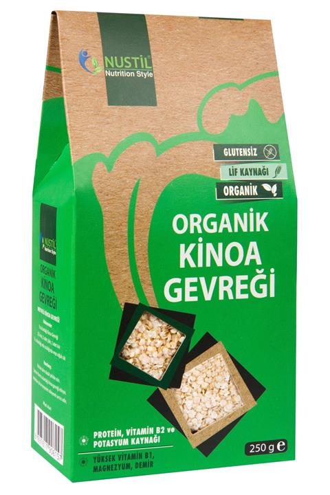 Nustil Nutrition Style Organik Glutensiz Kinoa Gevreği 250g