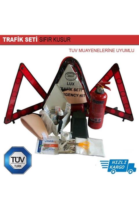 Universal Tüvtürk Uyumlu Full Üçgen Trafik Seti