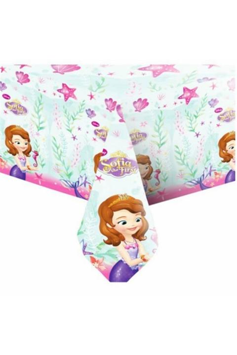 LOMİGA Lisanslı Doğum Günü Masa Örtüsü 120x180 Cm Sofia And Fish