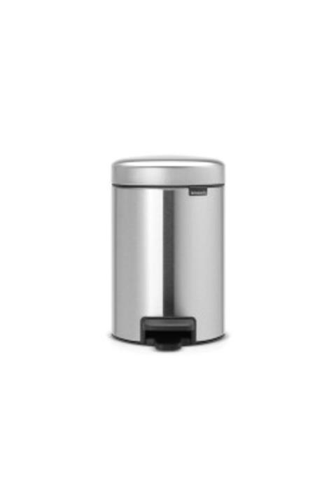 Tantitoni Newıcon Matt Steel Pedallı Çöp Kutusu 12l