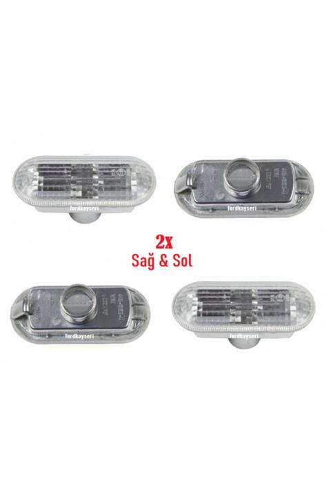 FASE Fiesta Çamurluk Sinyali Beyaz Sağ-sol Takım 2 Adet