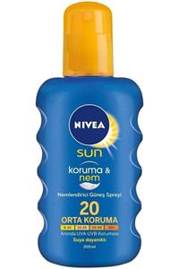 Nivea Sun Nemlendirici Güneş Spreyi Spf20 200 ml