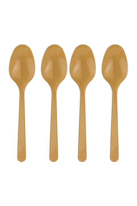 PARTİSERÜVENİ Altın Renk Plastik Kaşık Pk 25'li