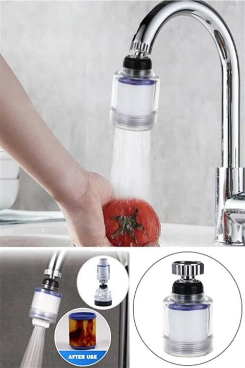 sin@rasta Kireç Önleyici Musluk Başlığı 360 Derece Döner Filtreli Ve Su Tasaruflu