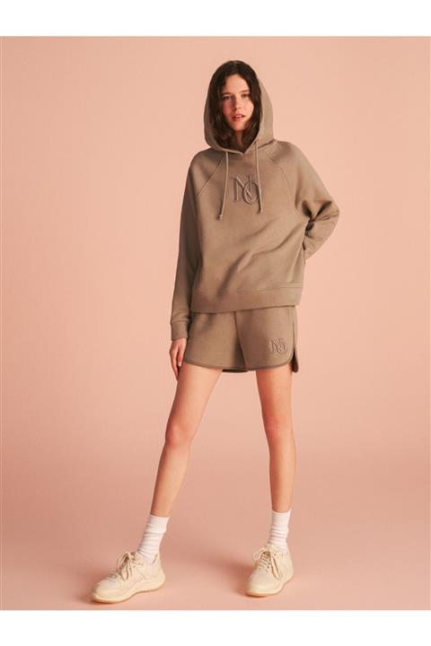 Nocturne Nakışlı Mini Şort