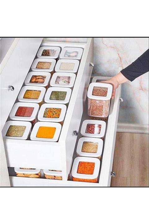 Narkutu 12'i Süper Set 1200 ml Saklama Kabı