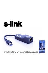 SLINK S-Lınk Sl-U603 10/100/1000 Usb 3.0 Gigabit Ethernet Dönüştürücü