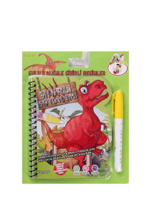 Magic Water Dinazorlar Water Painting Sihirli Sulu Kalem Ile Boyama Kitabı