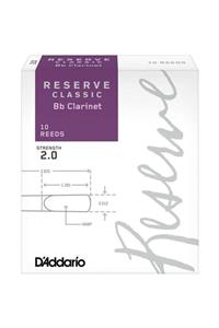 DAddario Woodwinds Reserve Classic Sib Klarnet Kamışı (10lu) No. 2,0