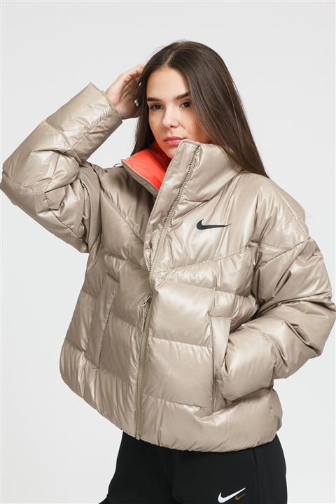 Nike Sportswear Down-fill Full-zip Kadın Mont Ceket - Kahverengi Cu5813-342