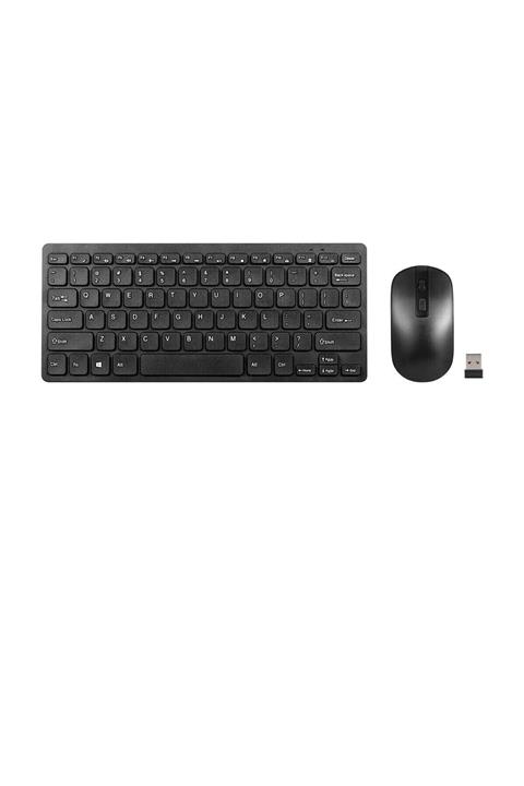 TahTicMer Samsung Galaxy Tab S6 Lite P610 P615 P617 Uyumlu  Wireless Taşınabilir Klavye Mouse Set Q Klavye