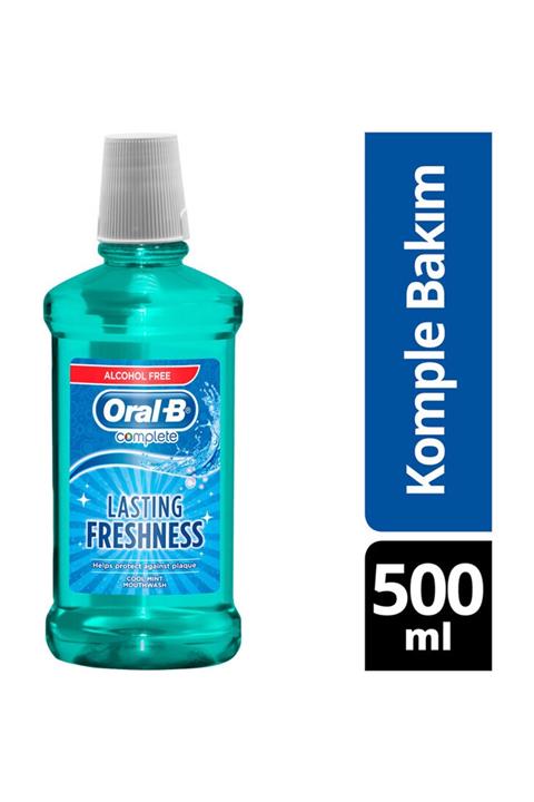OralB Ağız Çalkalama Suyu Alkolsüz Komple Bakım 500 ml