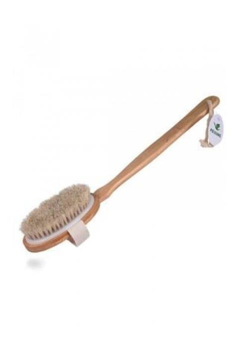 Technoi Doğal Saplı At Kılı Selülit Fırça