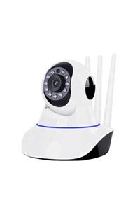 By mia Hd Wifi Kablosuz 3 Antenli Ip Bebek Ses Dinleme ve Hırsız Alarm Güvenlik Kamerası