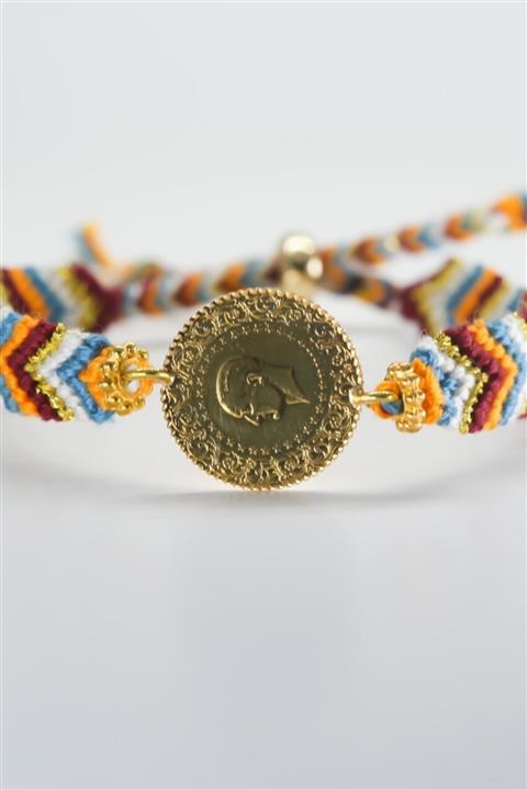 AltındaModa Altın Çeyrekli Bileklik