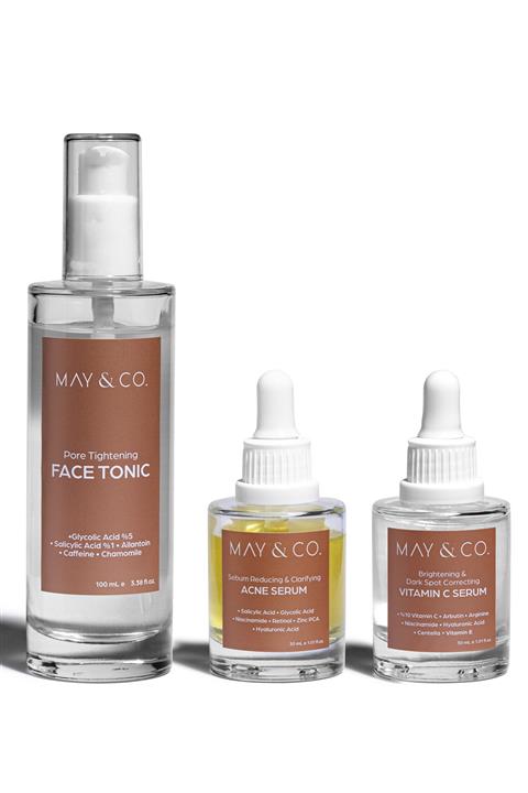 MAY&CO. Leke Önleyici, Sivilce Karşıtı Ve Gözenek Sıkılaştırıcı Yoğun Bakım Seti