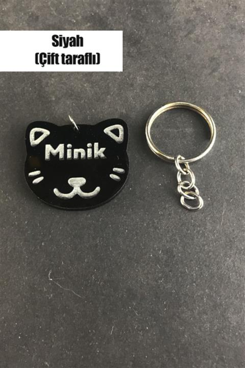 PineCraftAndMore Kedi Künye Isimlik Akrilik Malzeme