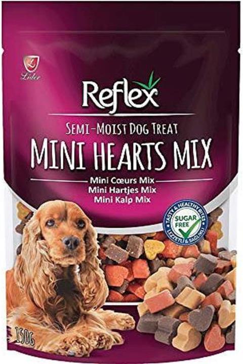 Reflex Semi Moist Mini Kalp Mix Köpek Ödül Maması 150gr.