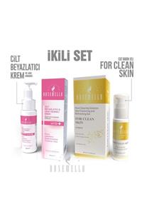ROXEWELLA FOR CLEAN SKİN JEL & BEYAZLATICI KREM (2 Lİ SET)