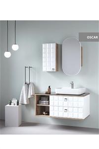 DENKO Oscar 100 Cm Banyo Dolabı Takımı