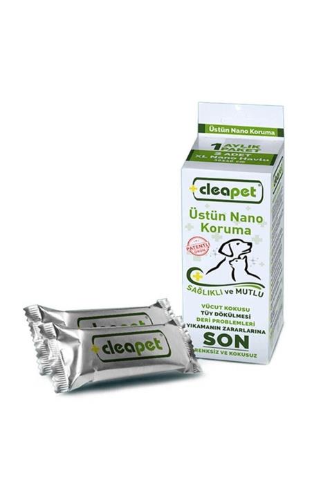 Cleapet Evcil Hayvan Antibakteriyel Nano Havlu 2x (30x40cm)