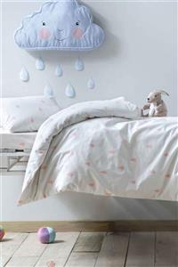 Hibboux Rain Bebek Nevresim Seti - White