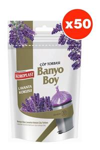 Koroplast Lavanta Kokulu Banyo Boy 30lu Çöp Torbası X 50 Paket (32*42 Cm)