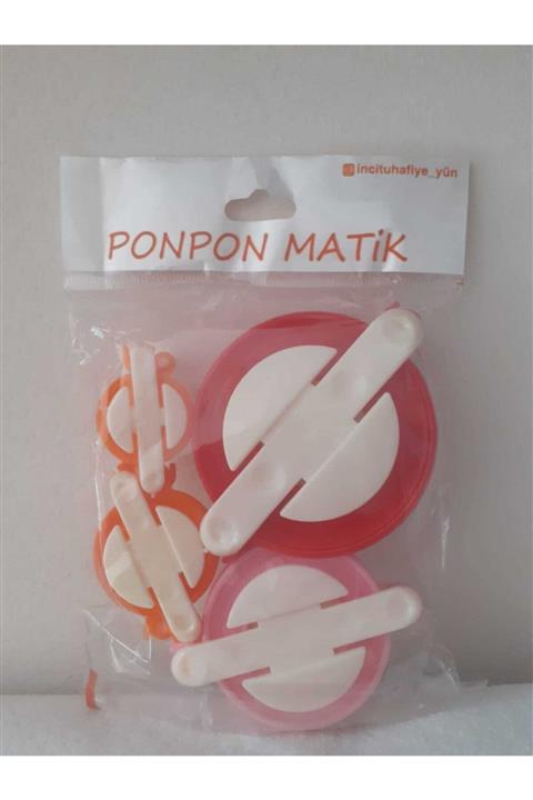 inci tuhafiye Inci 4'lü Ponponmatik Seti