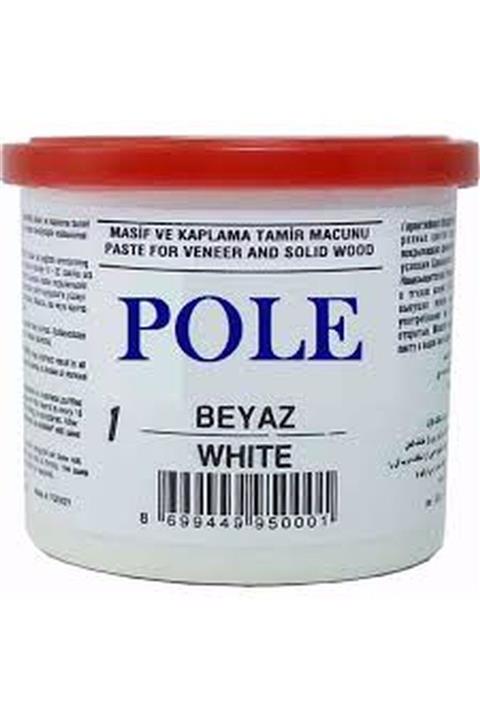 ASR Beyaz Pole ahşap Mobilya Tamir Dolgu Macunu