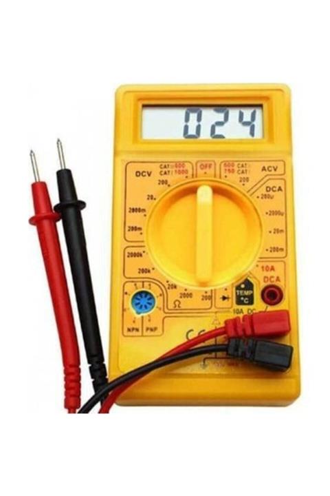 Ncp Digital Ölçü Aleti Multimeter Buzzer'li Avometre(877)
