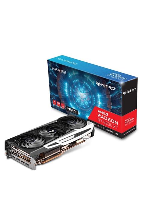 SAPPHIRE RX6800XT 16GB Nitro + Oc 11304-02-20g GDDR6 256bit HDMI DP PCIE 16x V4.0