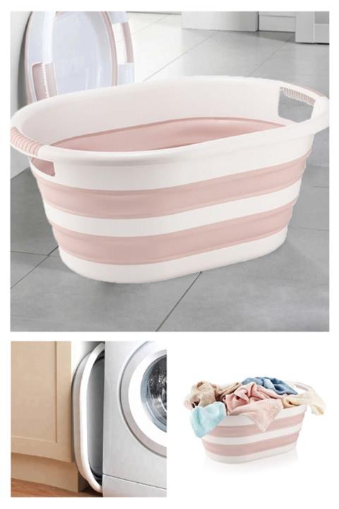 Bee Home Katlanır Çamaşır Veya Oyuncak Sepeti