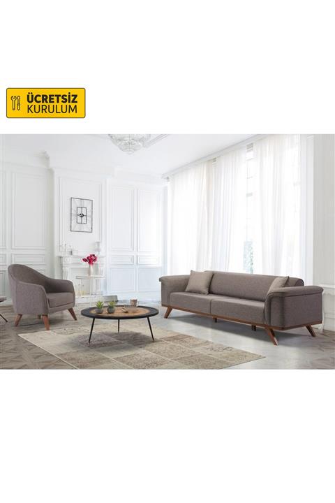 Vivense Venedik Koltuk Takımı Kahve