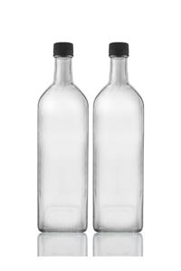 Paşabahçe 1 Litre Yağlık Sirkelik - 2 Adet- 1000 Cc Şeffaf Maraska Yağ Şişesi