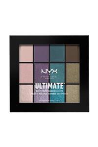 NYX Professional Makeup Göz Farı Paleti - Ultımate Multı Finish Shadow Palette Smoke Screen 800897096489