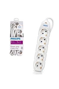 Philips Akım Korumalı Grup Priz Beşli 3 Metre Phılıps Spn-1051b