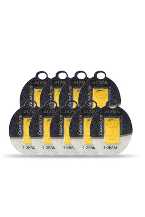 Maygold 9 Adet Gram Külçe Gram Altın