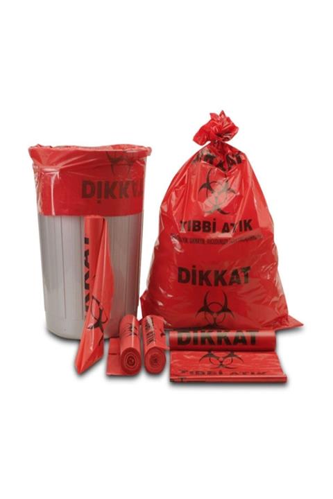 Florex Tıbbi Atık Çöp Poşeti 75*90 Battal 100 Adet