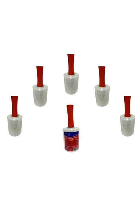 EFECE Direksiyon Streç 12.5 cm X 300 m X 20 Micron 6 Rulo 2 El Aparatı Brüt 4782 gr