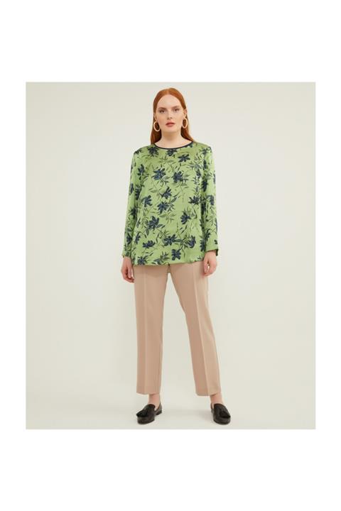 Aker Büyük Beden Emprime Bluz V27720162