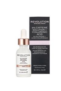 Revolution Skincare Vegan - Göz Altı Serumu % 5 Kafein Çözeltisi + Hyaluronik Destekli Serum-30 ml