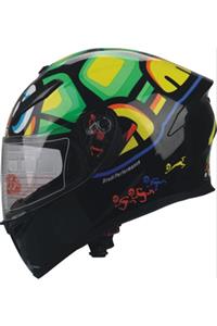 Yohe Freem Fr-908 Motosiklet Kaskı Full Face Kask Güneş Vizörlü Ce Onaylı Kask