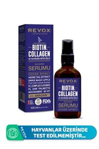 Revox Biotin & Collagen + At Kuyruğu Bitki Özlü Saç Bakım Serumu 100 ml