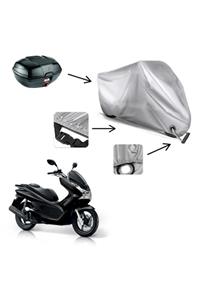 AutoZEL Vinleks Honda Pcx 125-150 Arka Çanta Uyumlu Lüx Branda