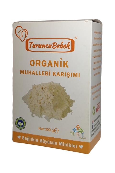 Turuncu Bebek Organik Bebek Muhallebi Karışımı (300gr) Vakumlu Paket