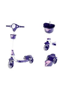 çalış toys 3 Tekerlekli Mor Frenli Çocuk Scooter