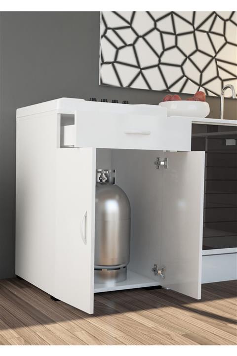 Modilayn Set Altı Dolap Mutfak Dolabı Çok Amaçlı Dolap Tüp Dolabı Çekmeceli