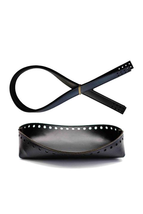 angel çanta aksesuar Yüksek Taban Ve Çift Sap Siyah Renk